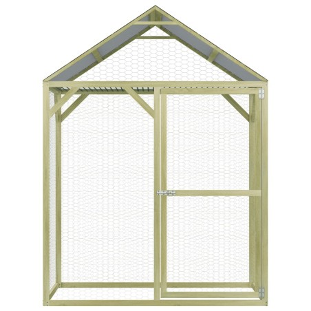 vidaXL Hühnerkäfig 1,5x1,5x2 m Imprägniertes Kiefernholz