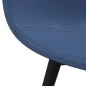 vidaXL Esszimmerstühle 4 Stk. Blau Stoff vidaXL Esszimmerstühle 4 Stk. Blau Stoff
