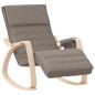 vidaXL Schaukelstuhl Taupe Stoff vidaXL Schaukelstuhl Taupe Stoff