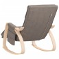 vidaXL Schaukelstuhl Taupe Stoff vidaXL Schaukelstuhl Taupe Stoff