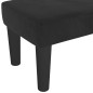 vidaXL Sitzbank Schwarz 100x30x30 cm Samt vidaXL Sitzbank Schwarz 100x30x30 cm Samt