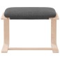vidaXL Fußhocker Dunkelgrau 51x41x40 cm Stoff vidaXL Fußhocker Dunkelgrau 51x41x40 cm Stoff