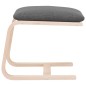 vidaXL Fußhocker Dunkelgrau 51x41x40 cm Stoff vidaXL Fußhocker Dunkelgrau 51x41x40 cm Stoff