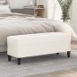 vidaXL Sitzbank Creme 100x35x41 cm Kunstleder vidaXL Sitzbank Creme 100x35x41 cm Kunstleder