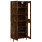 Highboard Räuchereiche 69,5x34x180 cm Holzwerkstoff Highboard Räuchereiche 69,5x34x180 cm Holzwerkstoff
