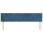 vidaXL Kopfteile 2 Stk. Dunkelblau 90x5x78/88 cm Samt