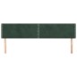 vidaXL Kopfteile 2 Stk. Dunkelgrün 100x5x78/88 cm Samt vidaXL Kopfteile 2 Stk. Dunkelgrün 100x5x78/88 cm Samt