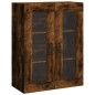 Highboard Räuchereiche 69,5x34x180 cm Holzwerkstoff Highboard Räuchereiche 69,5x34x180 cm Holzwerkstoff