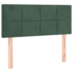 vidaXL Kopfteil Dunkelgrün 90x5x78/88 cm Samt