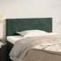 vidaXL Kopfteil Dunkelgrün 90x5x78/88 cm Samt