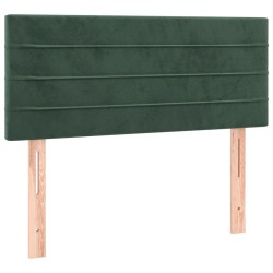vidaXL Kopfteil Dunkelgrün 90x5x78/88 cm Samt