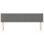 vidaXL Kopfteile 2 Stk. Dunkelgrau 80x5x78/88 cm Stoff vidaXL Kopfteile 2 Stk. Dunkelgrau 80x5x78/88 cm Stoff