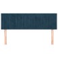 vidaXL Kopfteile 2 Stk. Dunkelblau 72x5x78/88 cm Samt