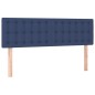 vidaXL Kopfteile 2 Stk. Blau 72x5x78/88 cm Stoff