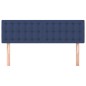 vidaXL Kopfteile 2 Stk. Blau 72x5x78/88 cm Stoff