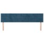 vidaXL Kopfteile 2 Stk. Dunkelblau 90x5x78/88 cm Samt