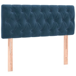vidaXL Kopfteil Dunkelblau 90x7x78/88 cm Samt