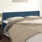 vidaXL Kopfteile 2 Stk. Dunkelblau 90x5x78/88 cm Samt vidaXL Kopfteile 2 Stk. Dunkelblau 90x5x78/88 cm Samt