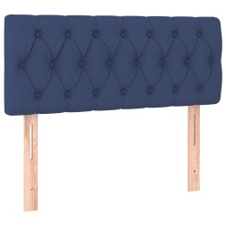 vidaXL Kopfteil Blau 90x7x78/88 cm Stoff