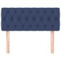 vidaXL Kopfteil Blau 90x7x78/88 cm Stoff