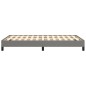 vidaXL Bettgestell Dunkelgrau 120x200 cm Stoff vidaXL Bettgestell Dunkelgrau 120x200 cm Stoff