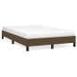 vidaXL Bettgestell Dunkelbraun 120x200 cm Stoff vidaXL Bettgestell Dunkelbraun 120x200 cm Stoff
