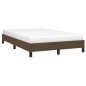 vidaXL Bettgestell Dunkelbraun 120x200 cm Stoff vidaXL Bettgestell Dunkelbraun 120x200 cm Stoff