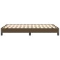 vidaXL Bettgestell Dunkelbraun 120x200 cm Stoff vidaXL Bettgestell Dunkelbraun 120x200 cm Stoff