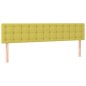 vidaXL Kopfteile 2 Stk. Grün 80x5x78/88 cm Stoff
