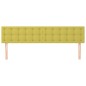 vidaXL Kopfteile 2 Stk. Grün 80x5x78/88 cm Stoff
