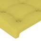 vidaXL Kopfteile 2 Stk. Grün 80x5x78/88 cm Stoff