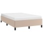 vidaXL Bettgestell Cappuccino-Braun 120x200 cm Kunstleder vidaXL Bettgestell Cappuccino-Braun 120x200 cm Kunstleder