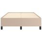 vidaXL Bettgestell Cappuccino-Braun 120x200 cm Kunstleder vidaXL Bettgestell Cappuccino-Braun 120x200 cm Kunstleder