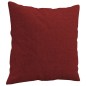 vidaXL Zierkissen 2 Stk. Weinrot 40x40 cm Stoff vidaXL Zierkissen 2 Stk. Weinrot 40x40 cm Stoff