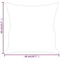 vidaXL Zierkissen 2 Stk. Weinrot 40x40 cm Stoff vidaXL Zierkissen 2 Stk. Weinrot 40x40 cm Stoff