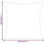 vidaXL Zierkissen 2 Stk. Schwarz 40x40 cm Stoff vidaXL Zierkissen 2 Stk. Schwarz 40x40 cm Stoff