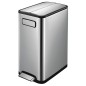 EKO Tretmülleimer Ecofly 2x20 L Mattsilber