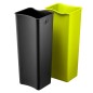 EKO Tretmülleimer Ecofly 2x20 L Mattsilber