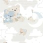 Noordwand Tapete Mondo baby Hug Bears Blau und Beige Noordwand Tapete Mondo baby Hug Bears Blau und Beige