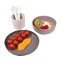 Bo Jungle 5-tlg. Baby-Geschirr-Set CPLA Grau Bo Jungle 5-tlg. Baby-Geschirr-Set CPLA Grau