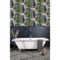 DUTCH WALLCOVERINGS Tapete Passion Flower Weiß und Grün DUTCH WALLCOVERINGS Tapete Passion Flower Weiß und Grün