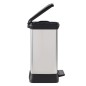 Curver Duo Tretmülleimer Deco 10L+18L Silbern Curver Duo Tretmülleimer Deco 10L+18L Silbern