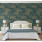 DUTCH WALLCOVERINGS Tapete Tropical Dunkelblau und Golden DUTCH WALLCOVERINGS Tapete Tropical Dunkelblau und Golden