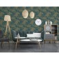 DUTCH WALLCOVERINGS Tapete Tropical Dunkelblau und Golden DUTCH WALLCOVERINGS Tapete Tropical Dunkelblau und Golden