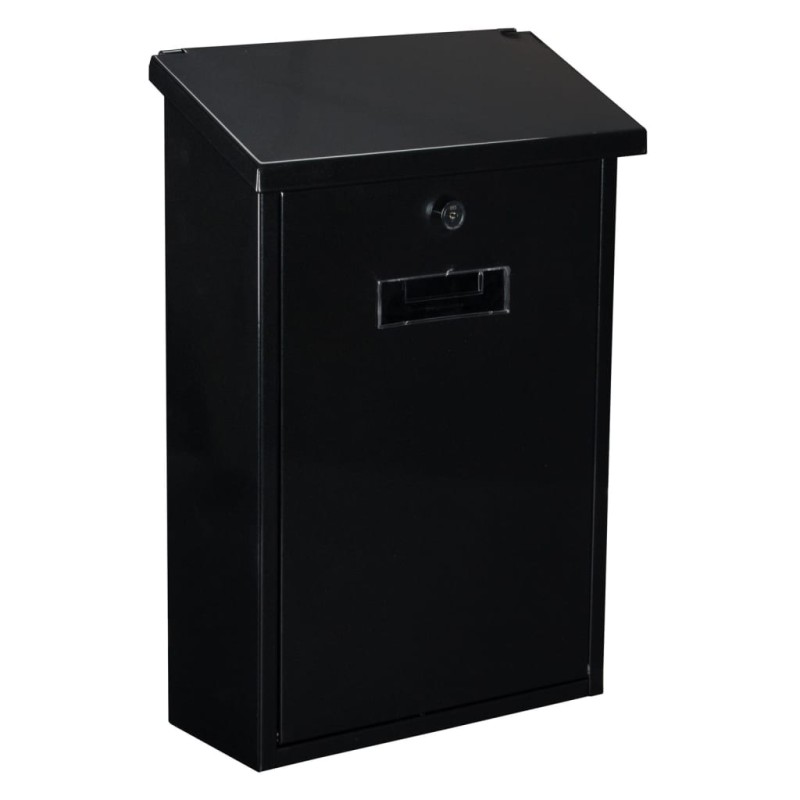 Perel Briefkasten Rio Schwarz Perel Briefkasten Rio Schwarz