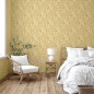 DUTCH WALLCOVERINGS Tapete Mae Ocker und Beige DUTCH WALLCOVERINGS Tapete Mae Ocker und Beige