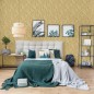 DUTCH WALLCOVERINGS Tapete Mae Ocker und Beige DUTCH WALLCOVERINGS Tapete Mae Ocker und Beige