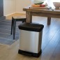 Curver Tretmülleimer Deco Rechteckig 30L Silbern Curver Tretmülleimer Deco Rechteckig 30L Silbern