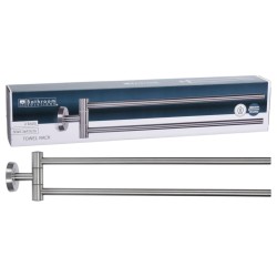 Bathroom Solutions Doppel-Handtuchhalter Edelstahl 50 cm