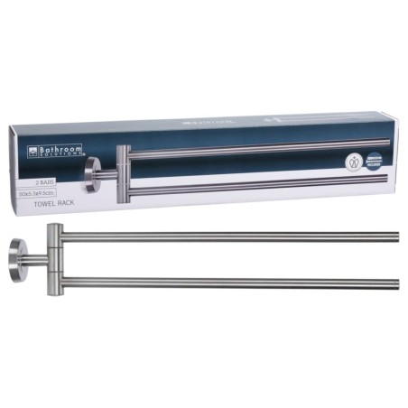Bathroom Solutions Doppel-Handtuchhalter Edelstahl 50 cm